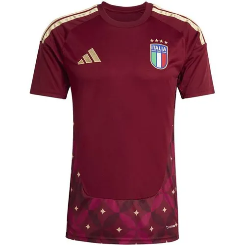 ADIDAS Herren Torwarttrikot Italien 26 - Hochwertiges Torwarttrikot mit goldenen Akzenten, inspiriert von der italienischen Fußballgeschichte. Aus weichem Interlock-Material für hohen Tragekomfort und mit CLIMACOOL Technologie für ein frisches Hautgefühl. Ideal für Sport und Freizeit.