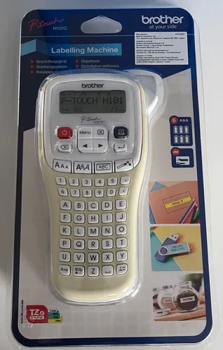 Brother P-Touch H101C Handheld-Beschriftungsdruckmaschine - Drucker, tragbares Beschriftungsdrucksystem mit benutzerfreundlicher Bedienung und vielseitigen Anwendungsmöglichkeiten für Zuhause und Büro.