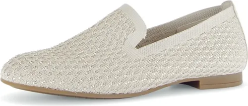 Gabor Slipper Beige 37 EU - Eleganter Slipper in Größe 37, aus hochwertigem Synthetik mit echtem Leder-Innensohle, ideal für stilvolle Outfits im Alltag.