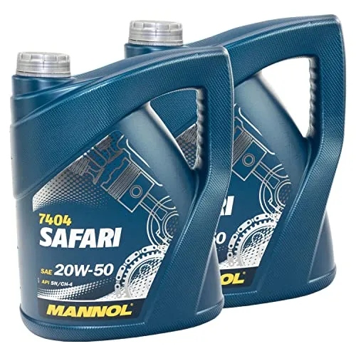 Motoröl Motor Öl MANNOL 20W-50 Safari API SN/CH-4 2 X 5 Liter
