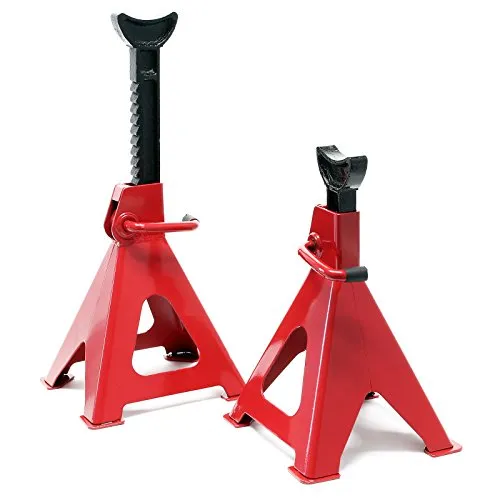Wiltec Höhenverstellbare Unterstellböcke 3000 kg Traglast - Stützböcke mit beeindruckender Traglast von 3000 kg je Bock, ideal für Garage und Werkstatt. Präzise höhenverstellbar von 287 bis 430 mm für individuelle Anpassung.
