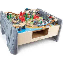 Hape 70-teiliges Eisenbahn-Set mit Spieltisch