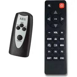 Produktbild Ersatz Fernbedienung passend für AEG VL 5668 S / VL5668S - Schwarz