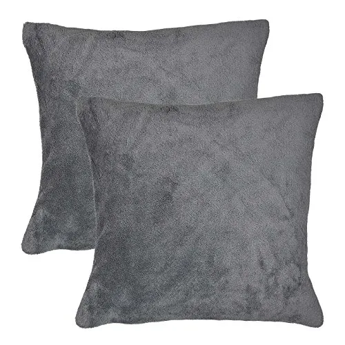 Casa Colori Kissenbezug 40x40 cm Plüsch Microfaser