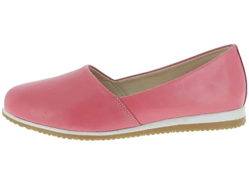 Andrea Conti Damen Slipper in Rot, Größe 39 EU - Elegante Slipper aus butterweichem Rindsleder mit herausnehmbarer Innensohle, ideal für Komfort und Stil im Alltag.