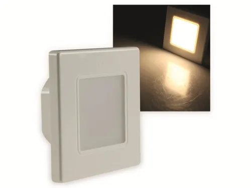 CHILITEC LED-Einbauleuchte EBL 86, 2,5 W, 3000 K, warmweiß, Rahmen cremeweiß 22566