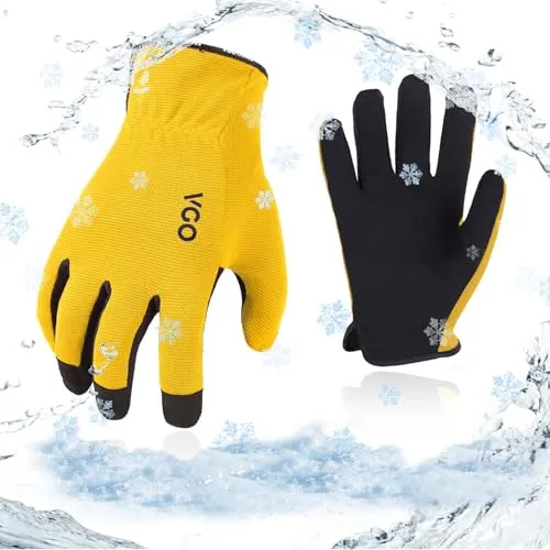 Vgo... 1Paar 5℃/41°F Winterarbeitshandschuhe, Sicherheitshandschuhe für kaltes Wetter, Kühlhaus- oder Gefrierhandschuhe(AL8736FL)