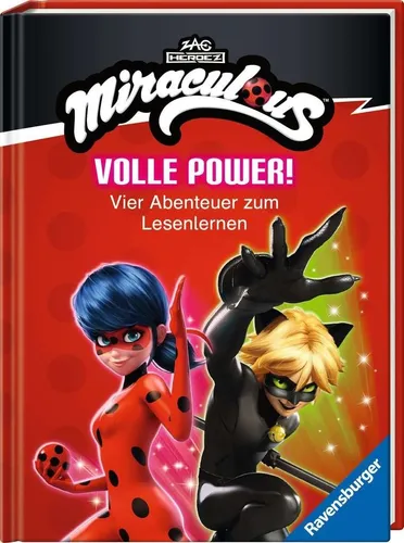 Ravensburger 49845, Erstlesebuch, Miraculous, Volle Power