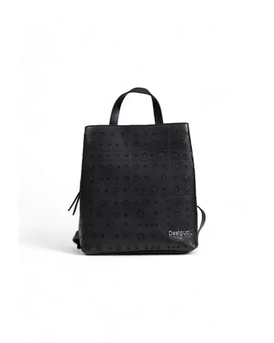 Desigual Women's PU Backpack MEDIUM in schwarz von Desigual