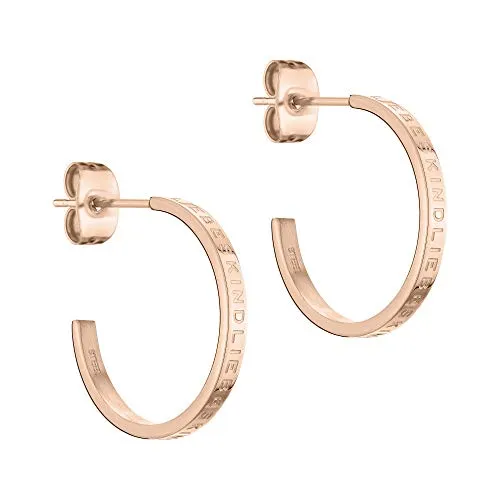 Liebeskind Berlin Creole 2,0 cm aus Edelstahl - Elegante Ohrringe für Damen aus hochwertigem Edelstahl in Roségold, mit zeitlosem Design und ideal zum Kombinieren. Perfekt als Geschenk für besondere Anlässe.