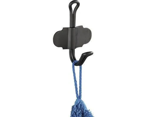 Wandhaken Nostalgie schwarz matt