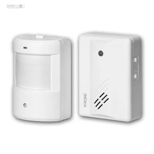 Ladenglocke / Durchgangsmelder, Funk Tür IR-Bewegungsmelder Funkklingel 32 Töne