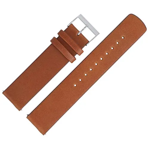 Skagen Uhrenarmband 20 mm Leder Braun - SKW6355 - Uhrenarmband für Herren aus hochwertigem braunem Leder, das Stil und Komfort vereint.