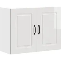 vidaXL Küchen-Hängeschrank Kalmar Hochglanz-Weiß von vidaXL