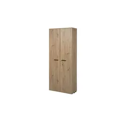 Schuhschrank Crone, Holzfarben - Platz für bis zu 30 Paar Schuhe - Schuhschrank Crone in Holzfarbe, ideal für Ordnung im Flur. Pflegeleichte Oberfläche und hohe Materialqualität. Maße: B: 74 cm, H: 181,5 cm, T: 34 cm.