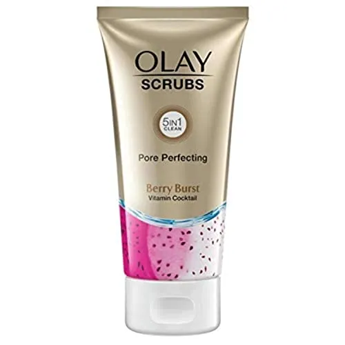 Olay Scrubben - Poren Perfektionierendes Peeling-Reinigungsmittel, Beere platzte - 150 ml