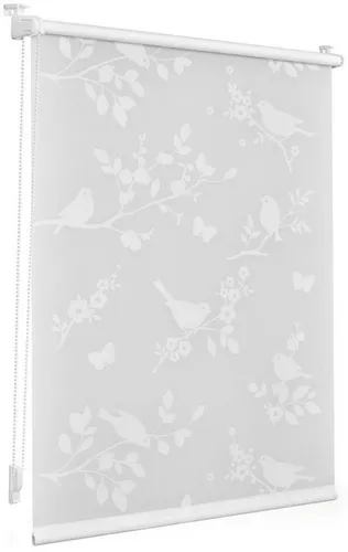 Lichtblick Seitenzugrollo Klemmfix, 80 cm x 220 cm - Seitenzug- & Springrollos, lichtdurchlässig und blickdicht, einfach ohne Bohren zu montieren mit Klemmträgern – ideal für flexibles Raumdesign.