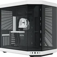 Hyte Y70 PC-Gehäuse - Vielseitiges Gehäuse für ATX, ITX, mATX und E-ATX, bietet hervorragende Kühlmöglichkeiten und modernes Design.