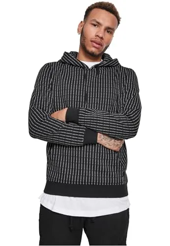 Mister Tee Herren F**kyou Hoody S Black - Kapuzenpullover für Herren mit raffiniertem Nadelstreifen-Print, klassischem Schnitt und hohem Tragekomfort – ideal für lässige Outfits und jeden Anlass.