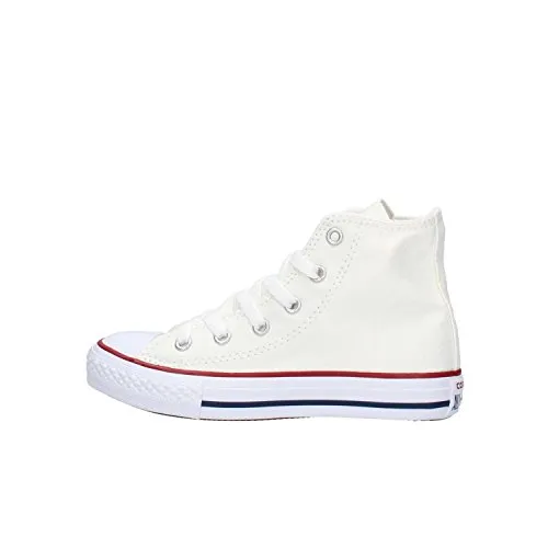 Converse Yths CT Core HI Optical, 3J253 - Sneaker für Kinder mit hochwertigem Canvas-Obermaterial und rutschfester Gummisohle, ideal für jeden Tag und jedes Outfit.