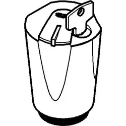 GROHE Griff für Eurotec Außenventile, abschließbar (41000000) - Zubehör & Accessoires, abschließbar mit 2 Schlüsseln und GROHE Long-Life Shine Oberfläche für langlebigen Glanz und Schutz.