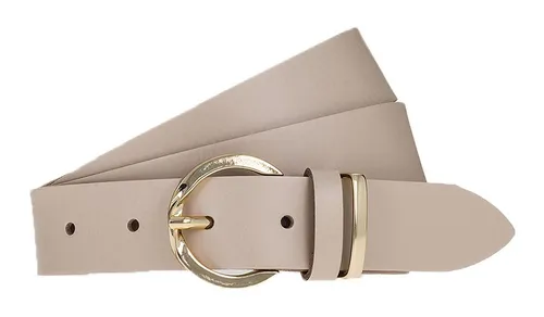 Vanzetti Ledergürtel Old Money beige 80 - Hochwertiger Gürtel aus 100% Leder in chamois-Farbe, ideal für stilvolle Outfits mit klassischer Dornschließe.