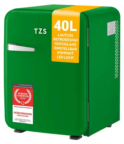 TZS First Austria Retro Mini Kühlschrank 40L