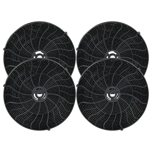 vhbw 4x Aktivkohlefilter kompatibel mit Ikea MATTRADITION 4038914, MATTRADITION 6036881, MATTRADITION 5039214 Dunstabzugshaube