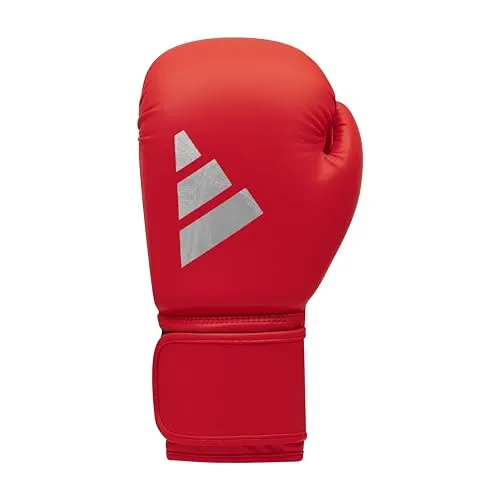 adidas Boxhandschuhe Speed 50 - Komfortable und langlebige Boxing Gloves 10 oz, rot - Boxhandschuhe aus strapazierfähigem Kunstleder mit optimaler Dämpfung und sicherem Klettverschluss für Stabilität. Ideal für Einsteiger und Fortgeschrittene im Boxsport.