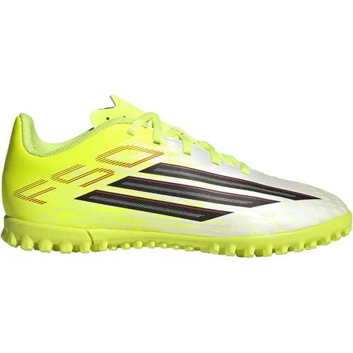 ADIDAS F50 CLUB TF Kinder Fußballschuhe für Hartplätze - Leichte und bequeme Fußballschuhe für Kinder, ideal für Kunstrasen. Die strukturierte Außensohle sorgt für optimalen Grip und Stabilität, damit junge Talente ihr volles Potenzial entfalten können.