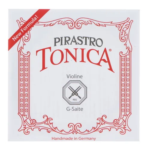 Pirastro Tonica Violin 4/4 medium BTL - Kompletter Satz - Instrumentenzubehör: Hochwertige Violin-Saiten mit E Kugel, ideal für einen vollen Klang und optimale Spielbarkeit.