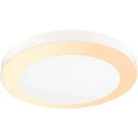 Paulmann Circula 94527 LED-Außendeckenleuchte 14W Weiß - Moderne Wand- und Deckenleuchte für sicheren Eingangsbereich, insektenfreundlich mit Tunable-Warm-Funktion und Zigbee-Kompatibilität für individuelle Lichtsteuerung.
