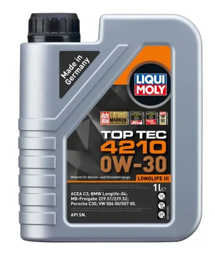 LIQUI MOLY Top Tec 4210 0W-30 I 1 L I Motoröl I Art.-Nr.: 21604