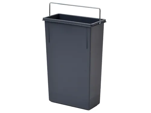 Hailo Inneneimer 7 Liter dunkelgrau - 1082479 - Haushaltszubehör: Passend für Hailo Tandem & Terzett Abfallsystem, ideal für eine saubere und organisierte Abfallentsorgung.