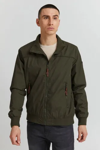 Indicode IDKloppo Herren Übergangsjacke - Army - Funktionsjacken, nicht gefüttert mit Stehkragen, ideal für Übergangszeiten und vielseitig kombinierbar für sportliche oder schicke Looks.
