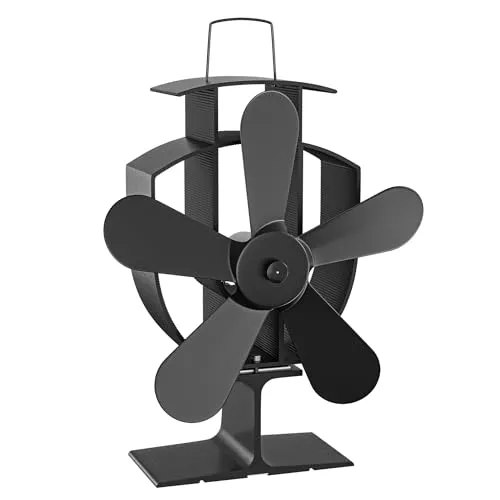 Wiltec Kaminofenventilator mit 5 Blättern