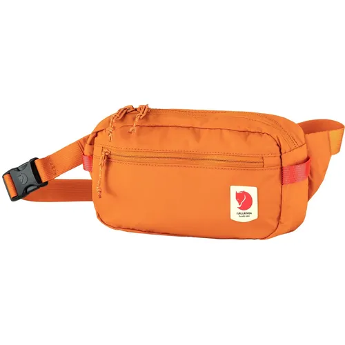 Fjällräven High Coast Hip Pack - Praktische Hüfttasche in sunset orange - Hüfttaschen, leicht und kompakt aus 100 % recyceltem Polyamid, wasserdicht und platzsparend verpackbar – ideal für nachhaltige Reisende.