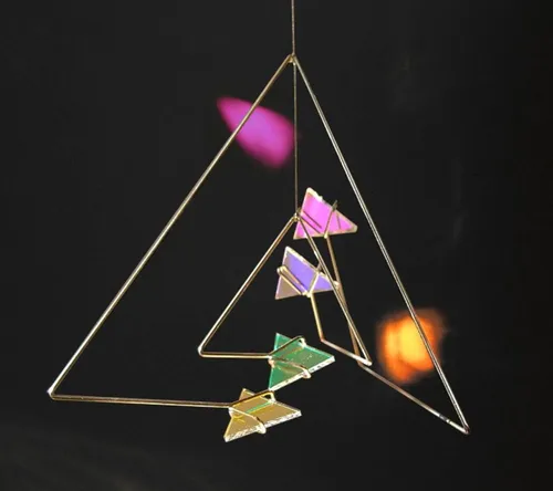 Spielzeug Kraul Experimentierkasten Spiegelmobile klein (dreieckig dreieckig)