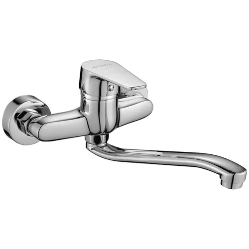 Küchenarmatur Wandmontage LUGA Silber