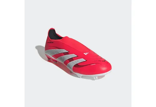 adidas Unisex Predator League Laceless Fußballschuhe - Fußballschuhe mit regulärer Passform, Hybridfeel Obermaterial und Strikescale Gummilamellen für optimalen Grip auf verschiedenen Böden.