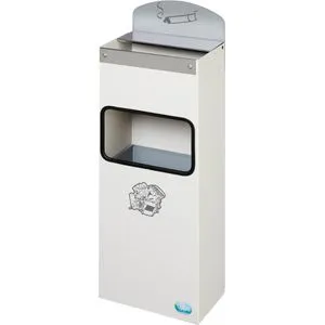 VAR Aschenbecher WH51, Wandascher aus Stahl, 4 Liter von VAR