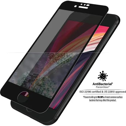 PanzerGlass Case Friendly Privacy (1 Stk., Apple iPhone 6, Apple iPhone 6s, Apple iPhone 7, Apple iPhone 8, Apple iPhone SE (2nd Gen), Apple iPhone SE (3rd Gen)) (P2679)