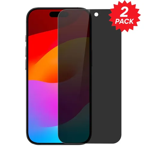 2x 0.3 mm Privacy Display Schutzglas mit Blickschutzfunktion für Apple iPhone 17