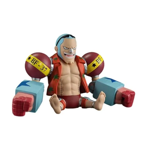 Plastoy Sparschwein One Piece: Franky - Sammelfigur Sparschwein Franky, einzigartiges Design für Sammler und Fans von One Piece, ideal als Geschenk oder zur Dekoration.