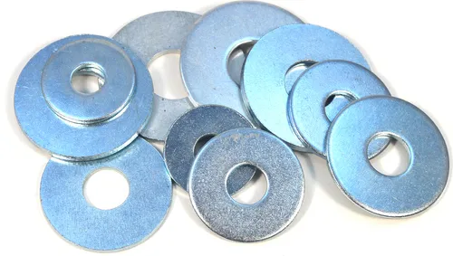 DIN 9021 Unterlegscheiben Beilagscheiben ISO 7093 vezinkt (10 Stück, M5)