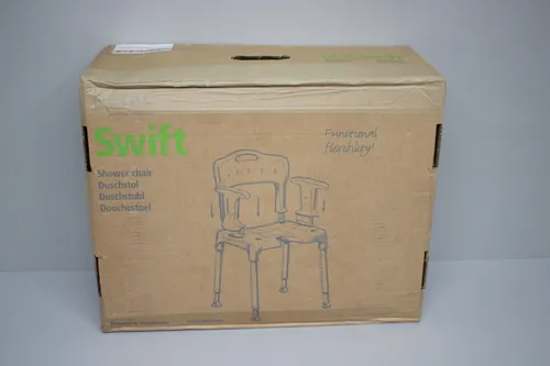 ETAC Swift Duschstuhl, Grau - Komfortabler Duschstuhl - Dusch- & Badestühle mit kühler, bequemer Sitzfläche und flexibler Gestaltung für optimale Qualität und Haltbarkeit.