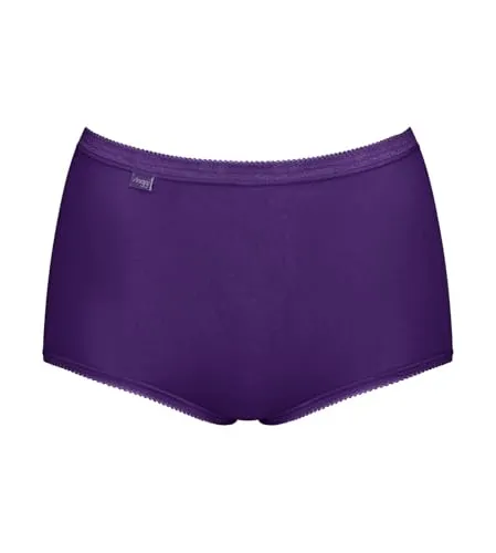 sloggi Damen Basic+ Maxi C4P - Bequeme Funktionsunterwäsche in mehreren Farben - Funktionsunterwäsche mit höher geschnittenem Schnitt und breiter Seitenpartie, ideal für den Alltag. Hochwertige Verarbeitung und natürlicher Baumwoll-Anteil für optimalen Tragekomfort.