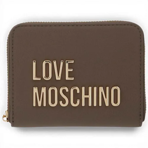 LOVE MOSCHINO Geldbörse Bold Love – Stilvoll und Praktisch - Entdecken Sie die Love Moschino Bold Love Geldbörse: elegantes Design mit sechs Kreditkartenfächern, Münzfach und Reißverschluss. Hergestellt aus strapazierfähigem Polyurethan, ideal für den täglichen Gebrauch!