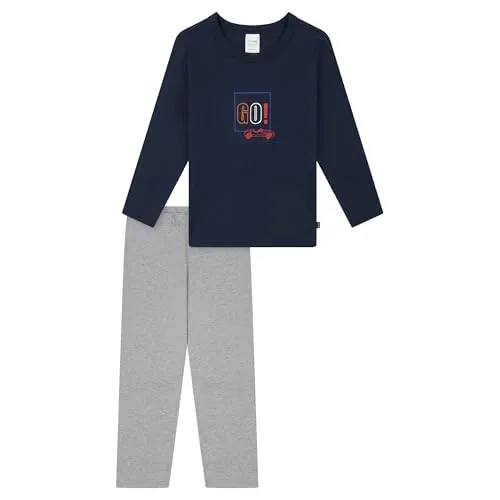 Schiesser Jungen Schlafanzug Lang - 100% Organic Bio Baumwolle - Schlafanzüge für Jungen, aus 100% Organic Bio Baumwolle für höchsten Tragekomfort und Nachhaltigkeit.