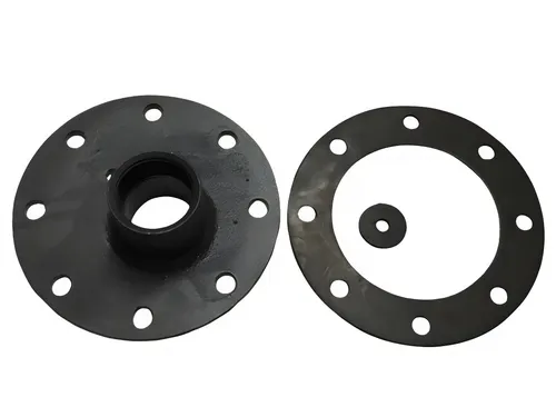 Gewindeflansch mit Dichtungen für Einschraubheizkörper, 180mm mit Muffe DN 40